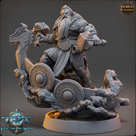 Baldur Stormstriker | DayBreak Miniatures | Compatible with D&D/AOS | Fantasy | Tabletop RPG