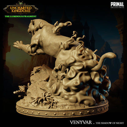 Phantom Panther Venyvar | Primal Collectibles | Compatible with D&D/AoS | Fantasy