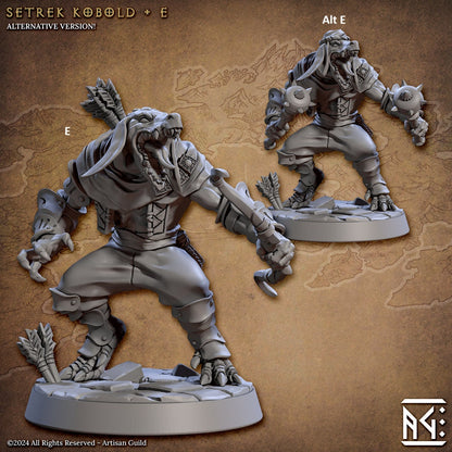 Setrek Kobolds | Artisan Guild Miniatures | Compatible with D&D/AoS | Fantasy | Tabletop RPG