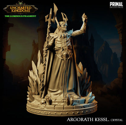Dark Wizard Argorath | Primal Collectibles | Compatible with D&D/AoS | Fantasy
