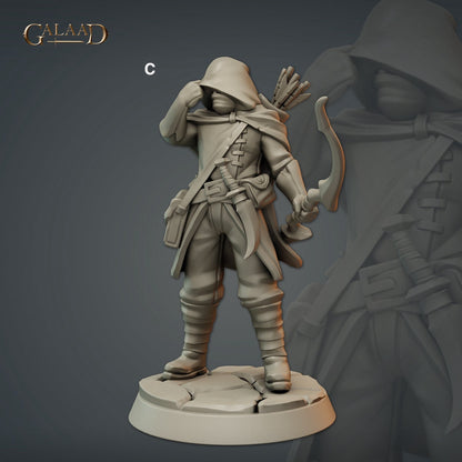 Thieves Guild Member | Galaad Miniatures | Compatible with D&D/AoS | Fantasy | Tabletop RPG