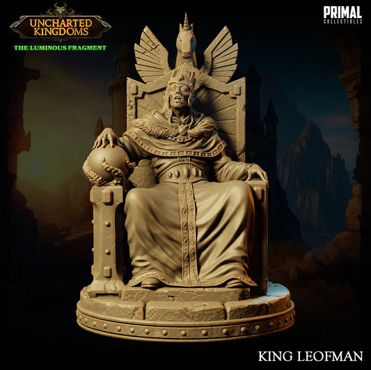 Undead King Leofman | Primal Collectibles | Compatible with D&D/AoS | Fantasy