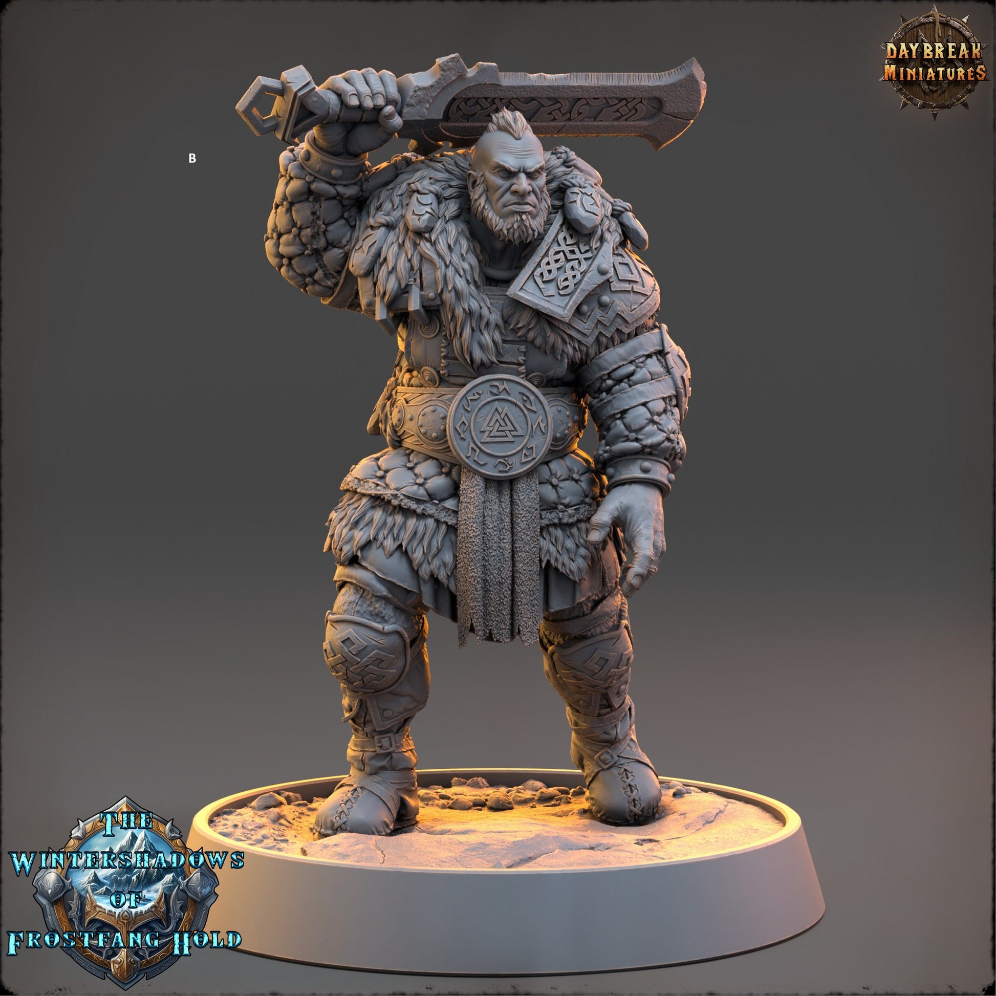 Frostfang Warriors | DayBreak Miniatures | Compatible with D&D/AOS | Fantasy | Tabletop RPG