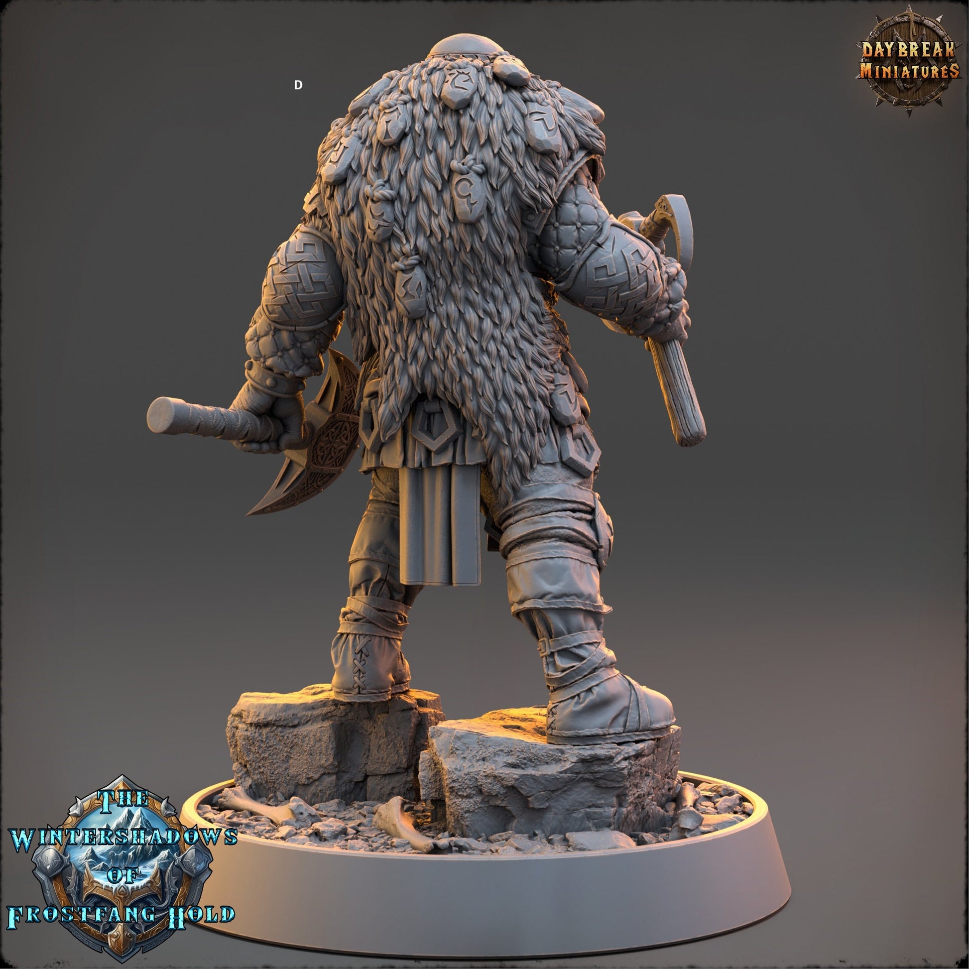 Frostfang Warriors | DayBreak Miniatures | Compatible with D&D/AOS | Fantasy | Tabletop RPG