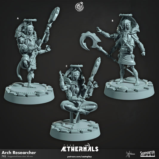 Arch Researcher | CastnPlay | Compatible with D&D/AoS | Fantasy