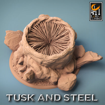 Giant Sand Worm | Rescale Miniatures | Compatible with D&D/AoS | Fantasy | Tabletop RPG