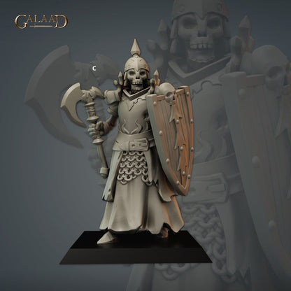 Undead Skeleton Warrior | Galaad Miniatures | Compatible with D&D/AoS | Fantasy | Tabletop RPG