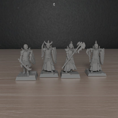 Undead Skeleton Warrior | Galaad Miniatures | Compatible with D&D/AoS | Fantasy | Tabletop RPG