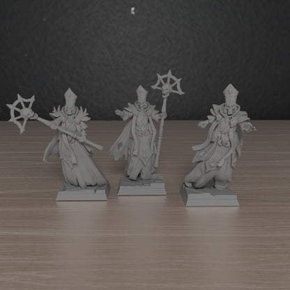 Skeleton Lych Priest | Galaad Miniatures | Compatible with D&D/AoS | Fantasy | Tabletop RPG