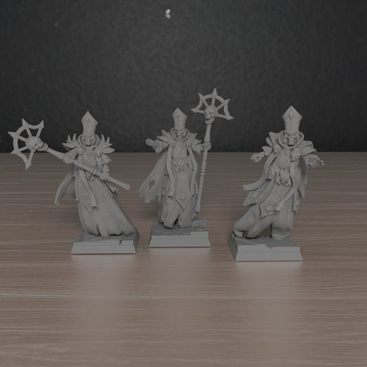 Skeleton Lych Priest | Galaad Miniatures | Compatible with D&D/AoS | Fantasy | Tabletop RPG