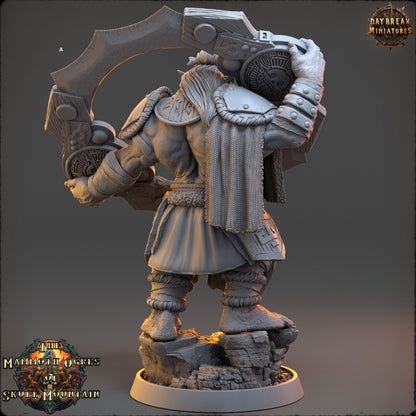Mammoth Ogres with Great Weapons | DayBreak Miniatures | Compatible with D&D/AOS | Fantasy | Tabletop