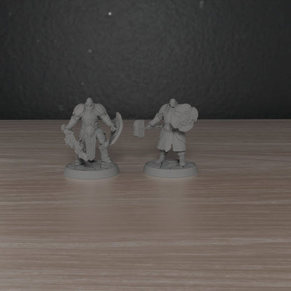 Defenders of the Cleansing Flame | DayBreak Miniatures | Compatible with D&D/AOS | Fantasy | Tabletop