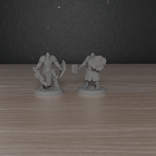 Defenders of the Cleansing Flame | DayBreak Miniatures | Compatible with D&D/AOS | Fantasy | Tabletop