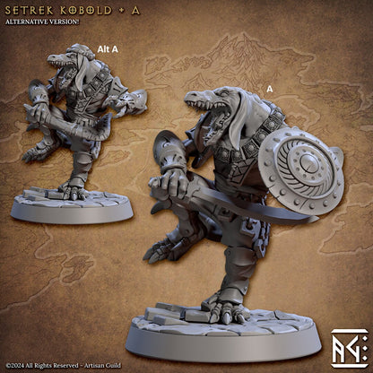 Setrek Kobolds | Artisan Guild Miniatures | Compatible with D&D/AoS | Fantasy | Tabletop RPG