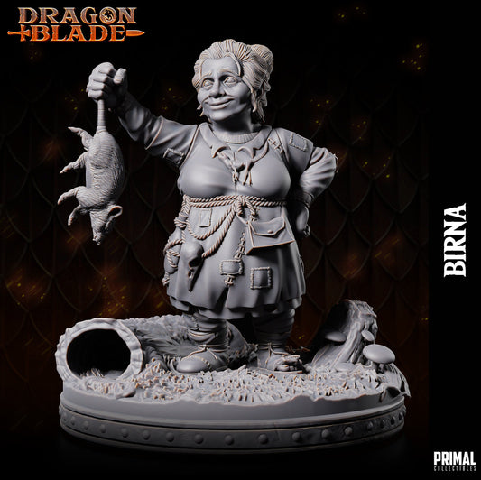 Female Dwarf Birna | Primal Collectibles | Compatible with D&D/AoS | Fantasy