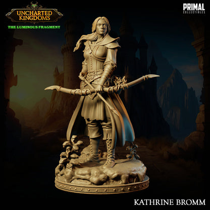 Female Archer Kathrine | Primal Collectibles | Compatible with D&D/AoS | Fantasy