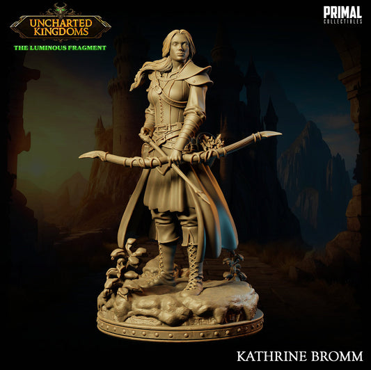 Female Archer Kathrine | Primal Collectibles | Compatible with D&D/AoS | Fantasy