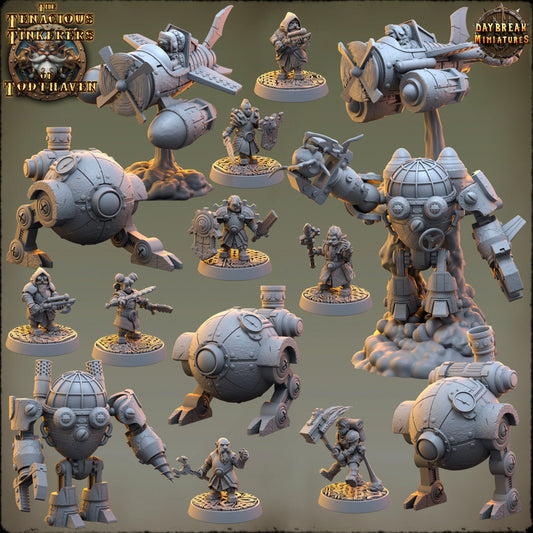 Tenacious Gnomes Warband | DayBreak Miniatures | Compatible with D&D/AOS | Fantasy | Tabletop