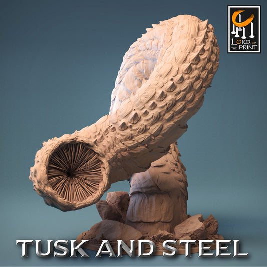Giant Sand Worm | Rescale Miniatures | Compatible with D&D/AoS | Fantasy | Tabletop RPG