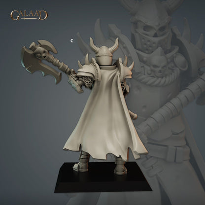 Undead Skeleton Knight | Galaad Miniatures | Compatible with D&D/AoS | Fantasy | Tabletop RPG