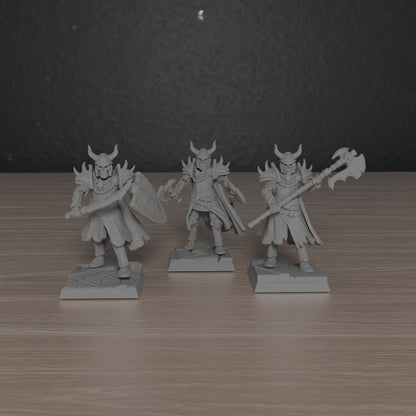 Undead Skeleton Knight | Galaad Miniatures | Compatible with D&D/AoS | Fantasy | Tabletop RPG