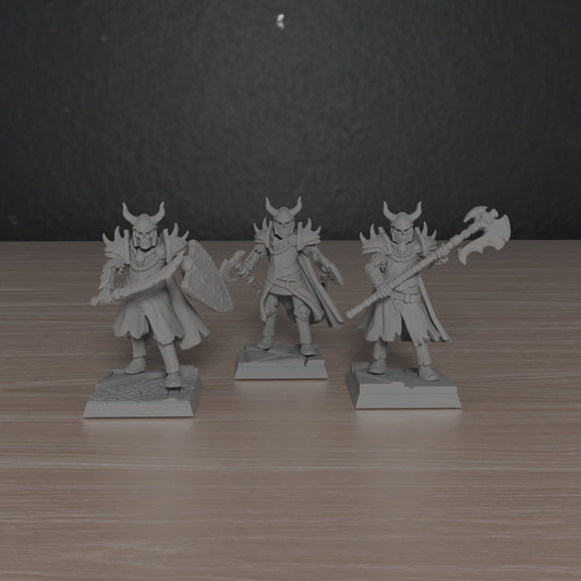 Undead Skeleton Knight | Galaad Miniatures | Compatible with D&D/AoS | Fantasy | Tabletop RPG