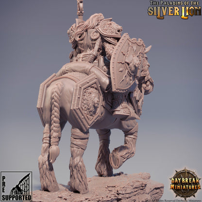 Paladins of the Silver Lion Cavalry | DayBreak Miniatures | Compatible with D&D/AOS | Fantasy | Tabletop