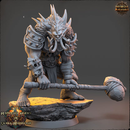 Mammoth Ogres with Great Weapons | DayBreak Miniatures | Compatible with D&D/AOS | Fantasy | Tabletop