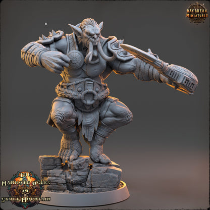 Mammoth Ogres Assassins | DayBreak Miniatures | Compatible with D&D/AOS | Fantasy | Tabletop
