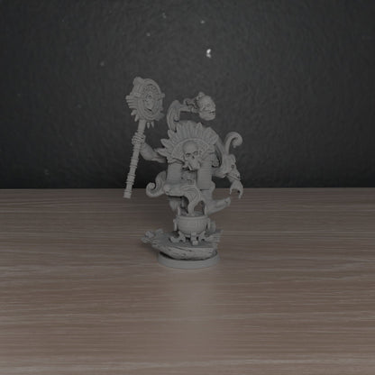 Mammoth Ogres Summoner | DayBreak Miniatures | Compatible with D&D/AOS | Fantasy | Tabletop