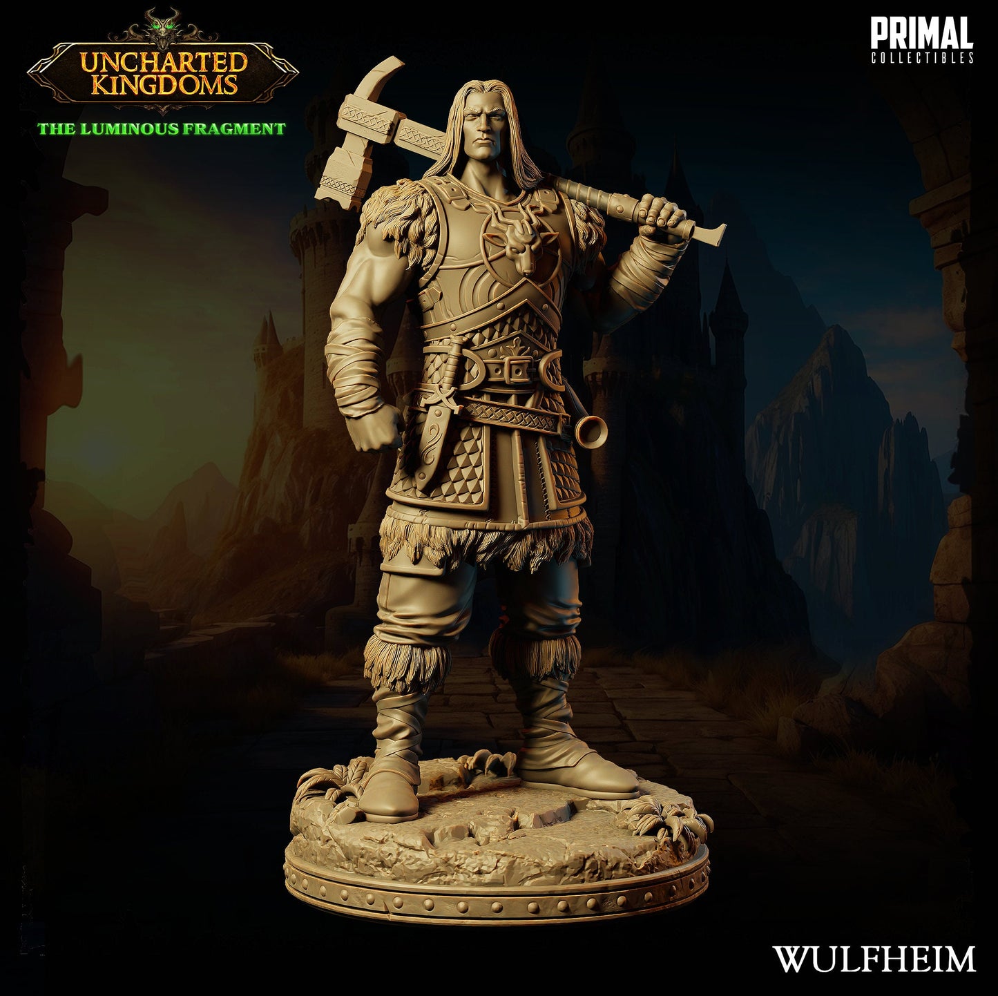 Barbarian Wulfheim | Primal Collectibles | Compatible with D&D/AoS | Fantasy