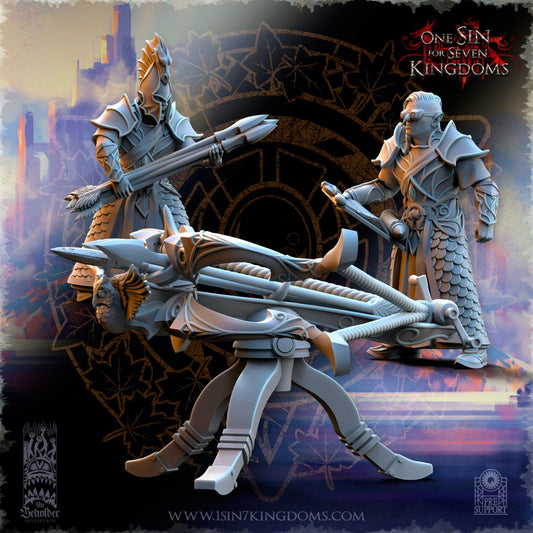 SilverMoor Elf Ballista | The Beholder Miniatures | Compatible with D&D/AoS | Fantasy | Tabletop RPG