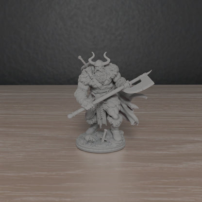 Barbarian King Jagard | Primal Collectibles | Compatible with D&D/AoS | Fantasy