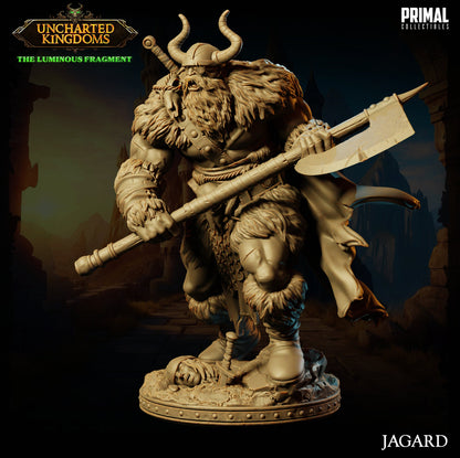 Barbarian King Jagard | Primal Collectibles | Compatible with D&D/AoS | Fantasy