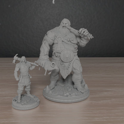 Hill Giant Sobrog | Primal Collectibles | Compatible with D&D/AoS | Fantasy