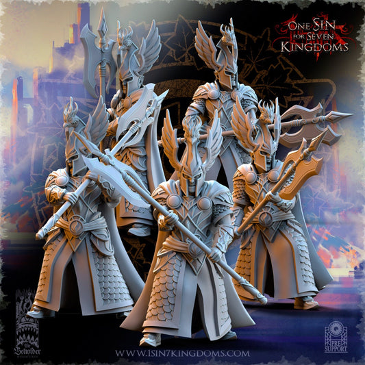SilverMoor Elf Searing Bird Guardian | The Beholder Miniatures | Compatible with D&D/AoS | Fantasy | Tabletop RPG