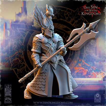 SilverMoor Elf Searing Bird Guardian | The Beholder Miniatures | Compatible with D&D/AoS | Fantasy | Tabletop RPG