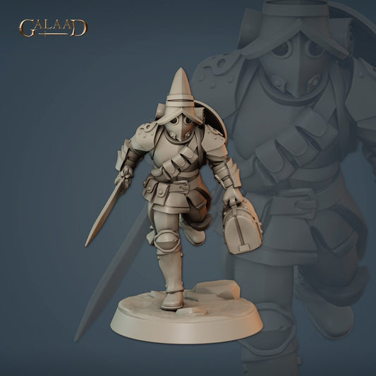 Human Vanguard Medic | Galaad Miniatures | Compatible with D&D/AoS | Fantasy | Tabletop RPG