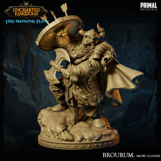 Dwarf Hero Brourum | Primal Collectibles | Compatible with D&D/AoS | Fantasy