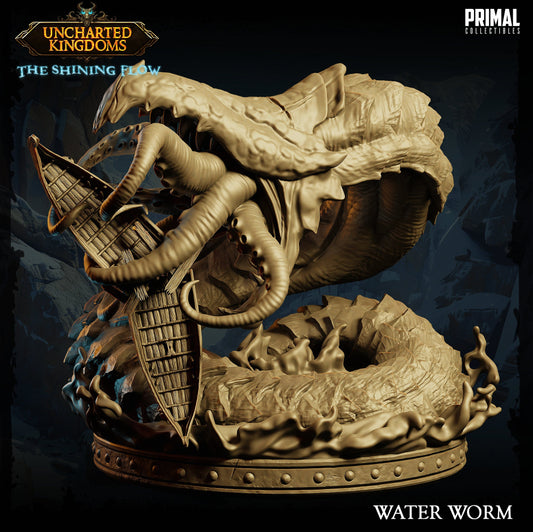 Giant Water Worm | Primal Collectibles | Compatible with D&D/AoS | Fantasy