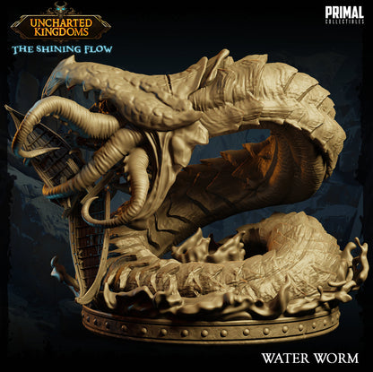 Giant Water Worm | Primal Collectibles | Compatible with D&D/AoS | Fantasy