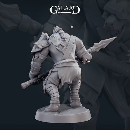 Gnoll Brute | Galaad Miniatures | Compatible with D&D/AoS | Fantasy | Tabletop RPG