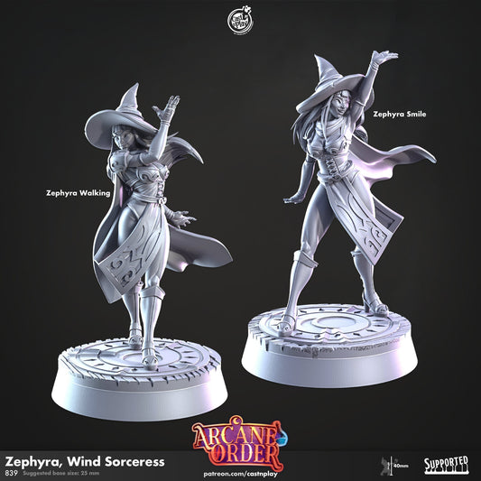 a statue of a witch and a wizard