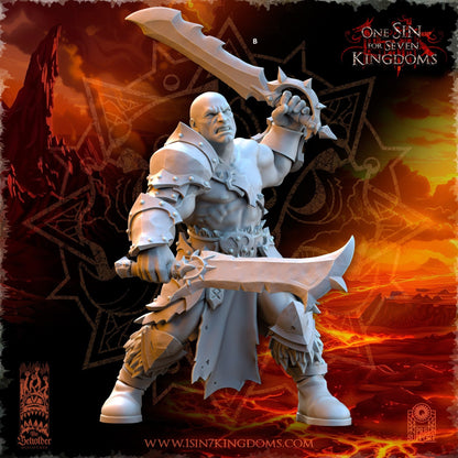 Realms of Mayhem Marauders Dual Wielding Warband Set | The Beholder Miniatures | Compatible with D&D/AoS | Fantasy | Tabletop RPG