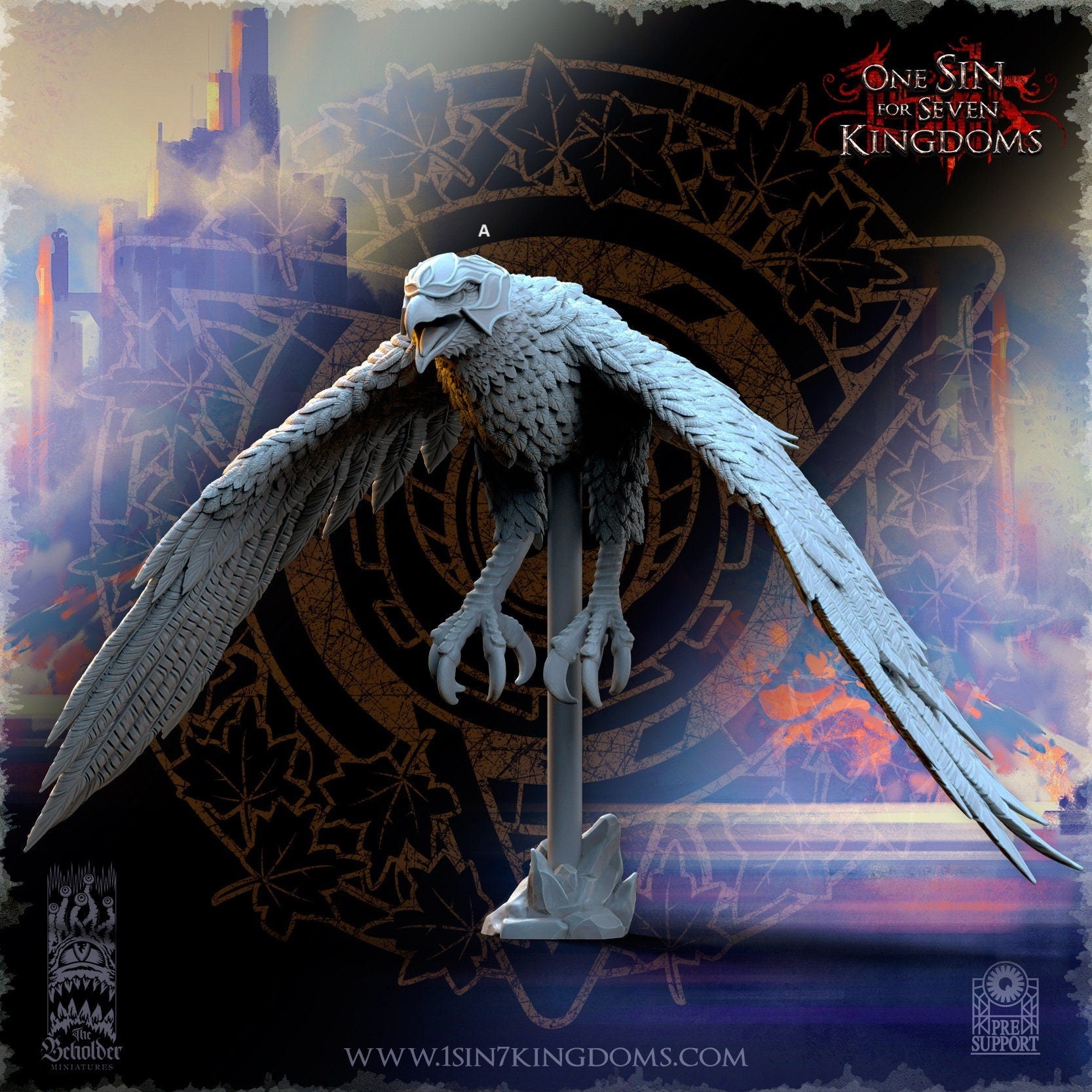 Royal Armored Eagles | The Beholder Miniatures | Compatible with D&D/AoS | Fantasy | Tabletop RPG