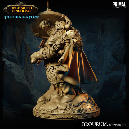 Dwarf Hero Brourum | Primal Collectibles | Compatible with D&D/AoS | Fantasy