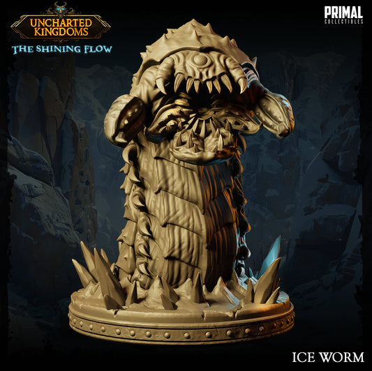 Giant Ice Worm | Primal Collectibles | Compatible with D&D/AoS | Fantasy