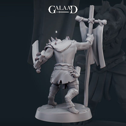 Gnoll Warrior | Galaad Miniatures | Compatible with D&D/AoS | Fantasy | Tabletop RPG