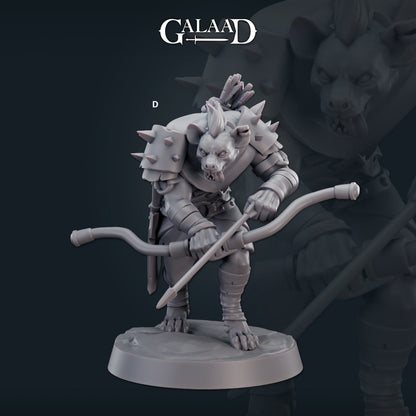 Gnoll Warrior | Galaad Miniatures | Compatible with D&D/AoS | Fantasy | Tabletop RPG