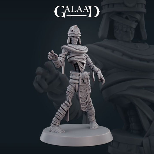 Egyptian Mummy | Galaad Miniatures | Compatible with D&D/AoS | Fantasy | Tabletop RPG
